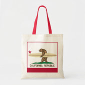 California Surfing Beer Canvas tas (Voorkant)