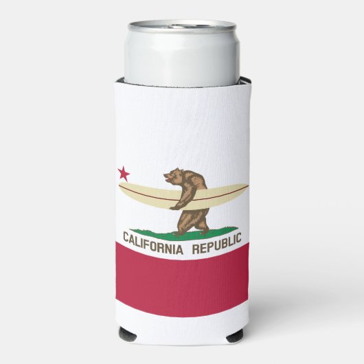 California Surfing Beer Seltzer Blikjeskoeler (Seltzer Voorkant)