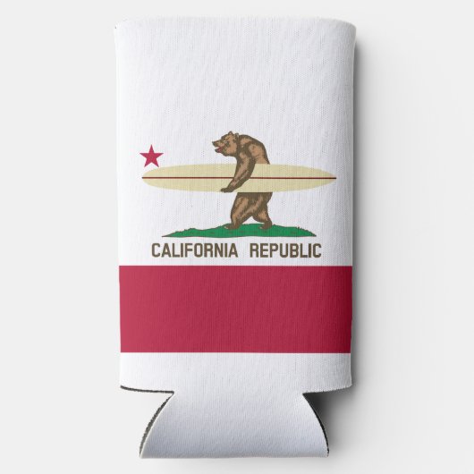 California Surfing Beer Seltzer Blikjeskoeler (Achterkant)