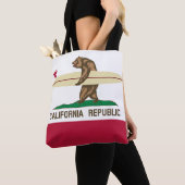 California Surfing Beer Tote Bag (Dichtbij)