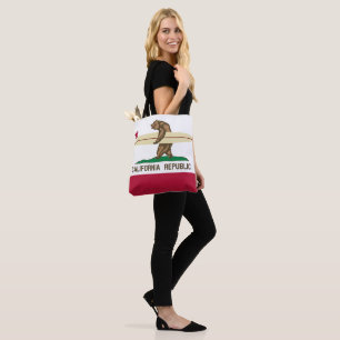 California Surfing Beer Tote Bag