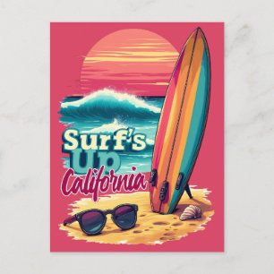 California Surfing Briefkaart