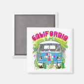 California Surfing Van Magneet (Voorkant / Achterkant)