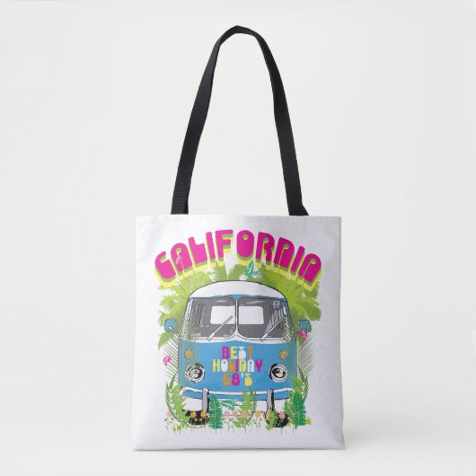 California Surfing Van Tote Bag (Voorkant)