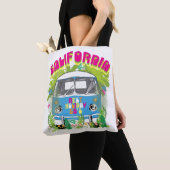 California Surfing Van Tote Bag (Dichtbij)