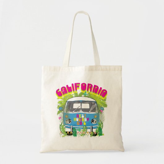 California Surfing Van Tote Bag (Voorkant)