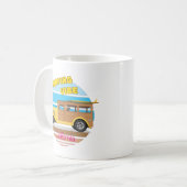 California Surfing Vibe Koffiemok (Voorkant links)
