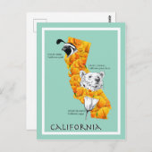 California Symbols Briefkaart (Voorkant / Achterkant)