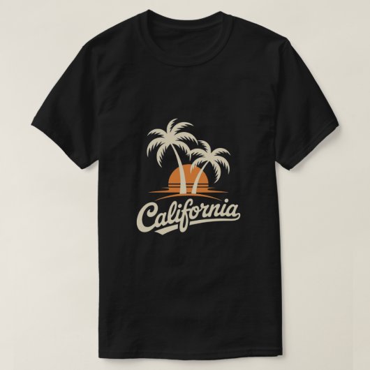 California  t-shirt (Design voorkant)