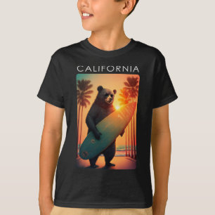 California T-shirt Cool Republic Beer Surfen Stran