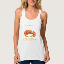 California Territory Crustacean De Dungeness Krab Tanktop