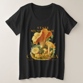 California Territory Mushroom Golden Chanterelle Grote Maat T-shirt