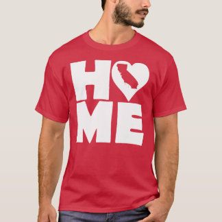 California Thuis Hart Staat T-Shirt