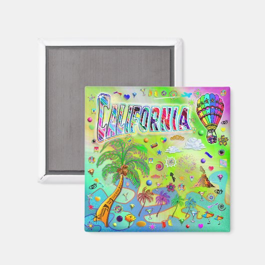 California Timeless Melody Magneet (Voorkant / Achterkant)