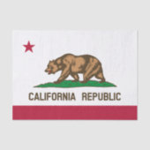 California tissue paper, Californian Flag Tissuepapier (Voorkant)