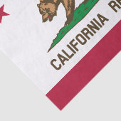 California tissue paper, Californian Flag Tissuepapier (Detail)