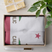 California tissue paper, Californian Flag Tissuepapier (Geschenk)