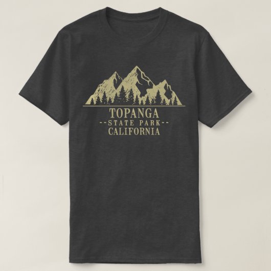 California Topanga State Park Long Hoeve T-shirt (Design voorkant)