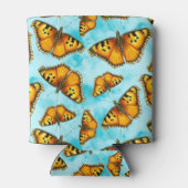 California Tortoiseshell Vlinder Illustratie Blikjeskoeler (Achterkant)