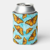 California Tortoiseshell Vlinder Illustratie Blikjeskoeler (Blikje Achterkant)