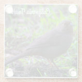 California Towee Glazen Onderzetter (Achterkant)