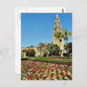 California Tower in Balboa Park Briefkaart (Voorkant / Achterkant)