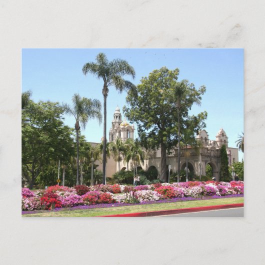 California Tower in Balboa Park, San Diego Briefkaart (Voorkant)