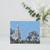 California Tower in Balboa Park San Diego Briefkaart (Staand voorkant)