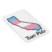 California Trans Pride Magneet (Rechterzijde)
