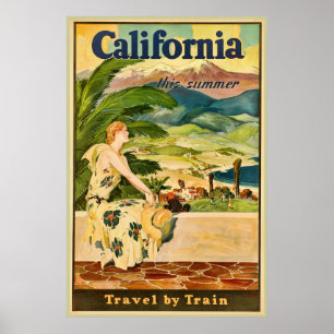 California Travel  Advertisation Poster