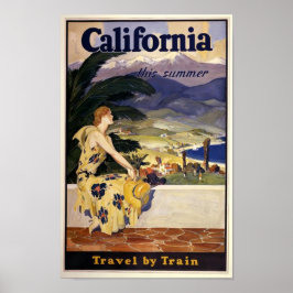  California Travel Poster
