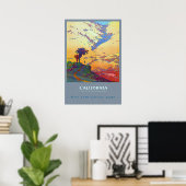 California Travel Poster (Thuiskantoor)