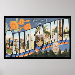  California Travel Poster