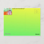 California Travel Poster Briefkaart (Achterkant)