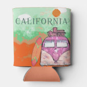 California Travel Poster Koelbox Blikjeskoeler (Achterkant)