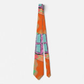 California Travel Poster Necktie Stropdas (Voorkant)