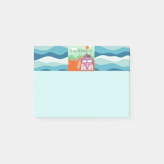 California Travel Poster Post-it® Notes (Voorkant)
