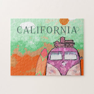 California Travel Poster Puzzle Legpuzzel