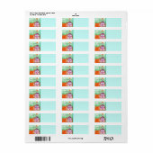 California Travel Poster Return Label (Full Sheet)