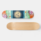 California Travel Poster Skateboard (Horizontaal)