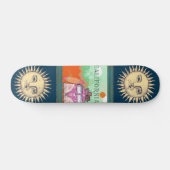 California Travel Poster Skateboard (Horizontaal)