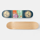 California Travel Poster Skateboard (Horizontaal)