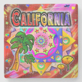 California Tropical Friends Onderzetter (Voorkant)