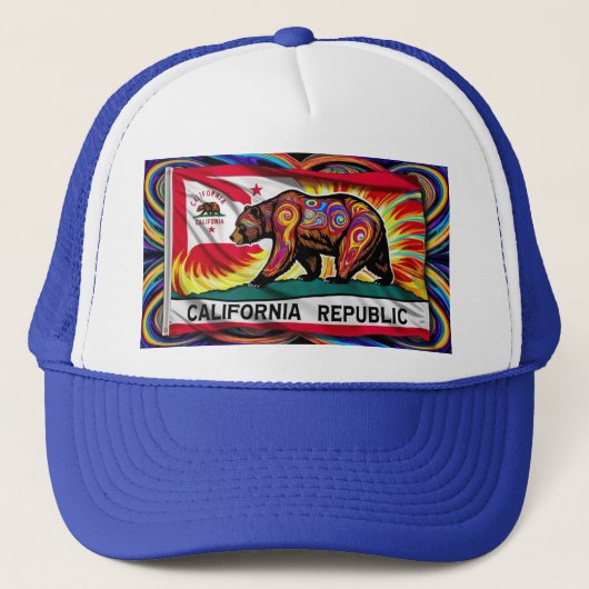 California Trucker Hat Pet (Voorkant)