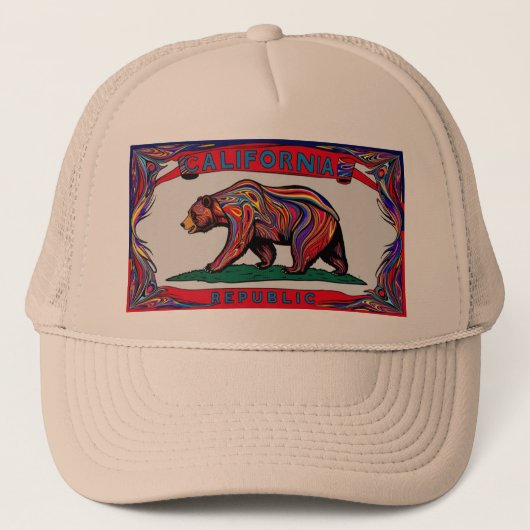 California Trucker Hat Pet (Voorkant)