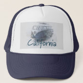 California Trucker Hat Trucker Pet (Voorkant)