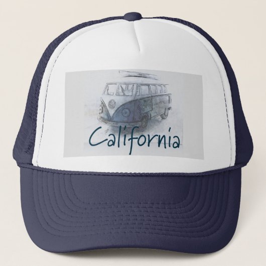 California Trucker Hat Trucker Pet (Voorkant)