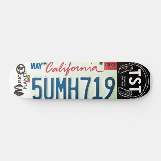 CALIFORNIA/TST-skateboard Persoonlijk Skateboard (Horizontaal)