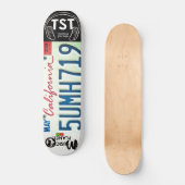 CALIFORNIA/TST-skateboard Persoonlijk Skateboard (Voorkant)