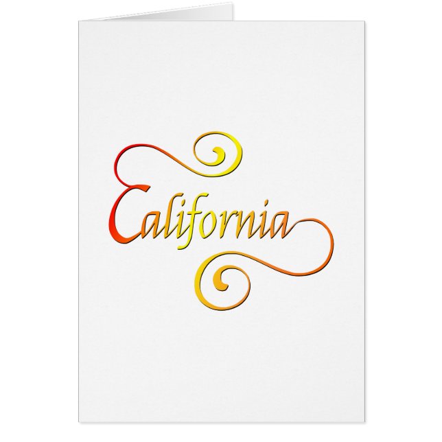 California Typography Art (Voorkant)